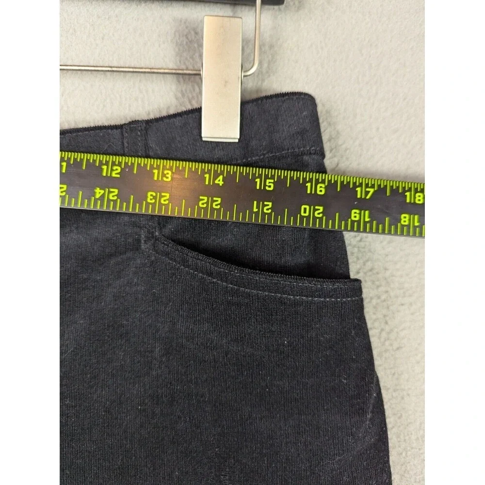 Orvis Chino Velvet Pants Women's 10P Black Straight Leg Stretch Classic‎ Travel